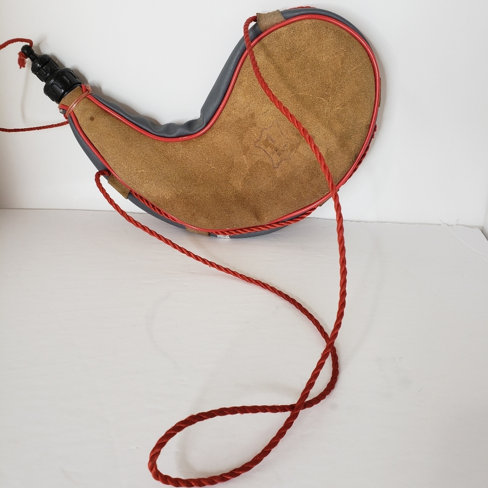 Spanish Suede Bota Bag Wine Flask Travel Canteen